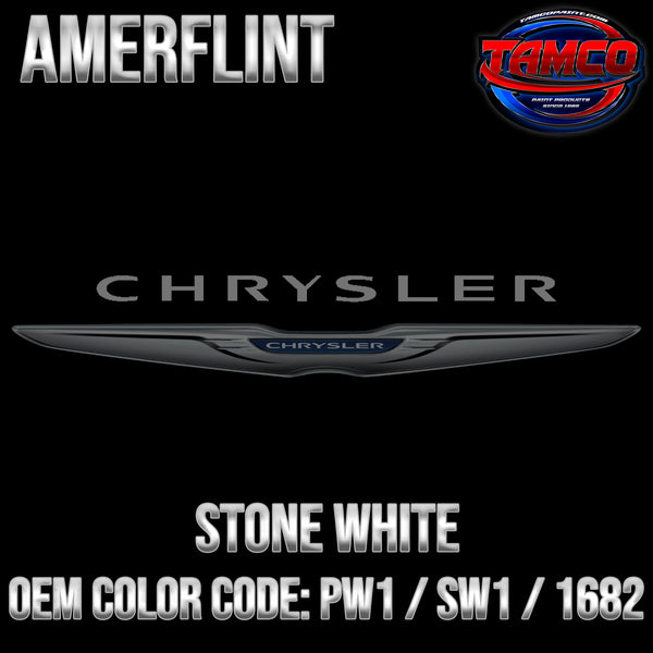 Chrysler Stone White | PW1 / SW1 / 1682 | 1996-2015 | OEM Amerflint II Series Single Stage