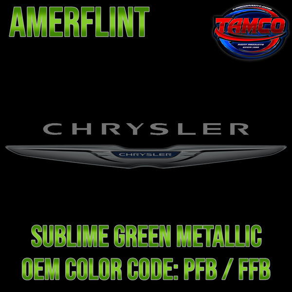 Chrysler Sublime Green Metallic | PFB / FFB | 2007-2022 | OEM Amerflint II Series Single Stage