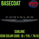 Chrysler Sublime Basecoat