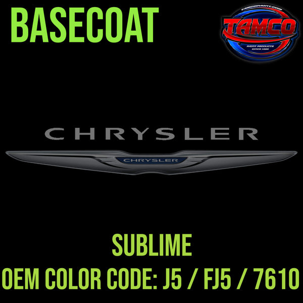 Chrysler Sublime Basecoat