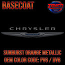 Chrysler Sunburst Orange Metallic Basecoat