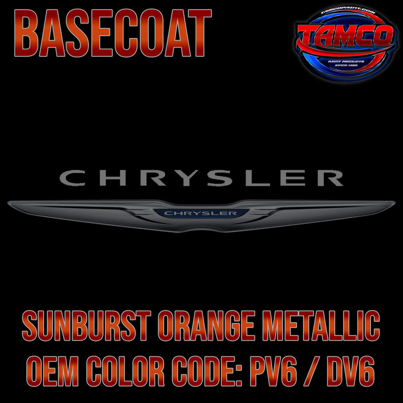 Chrysler Sunburst Orange Metallic Basecoat