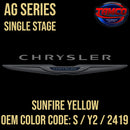 Chrysler Sunfire Yellow 