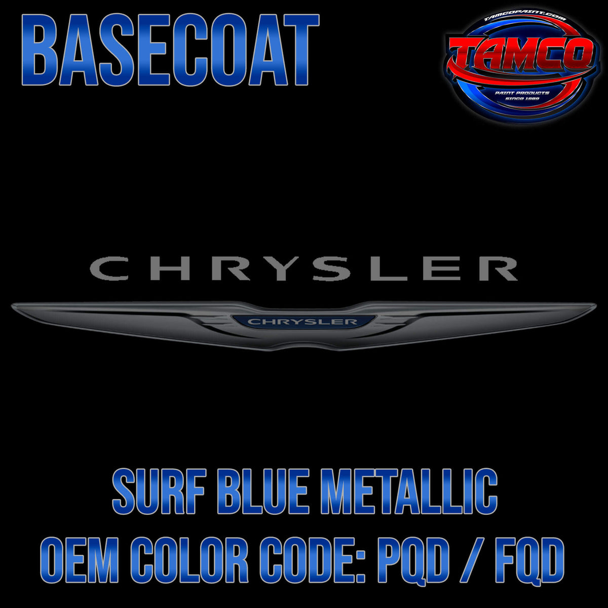Chrysler Surf Blue Metallic | PQD / FQD | 2008-2019;2023 | OEM Basecoa