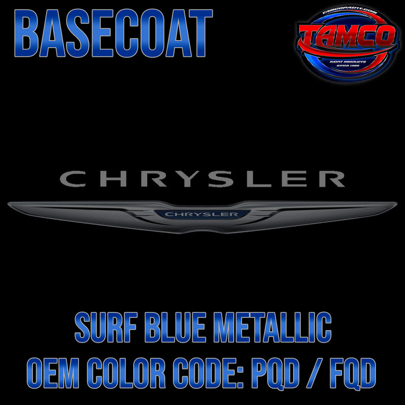 Chrysler Surf Blue Metallic Basecoat