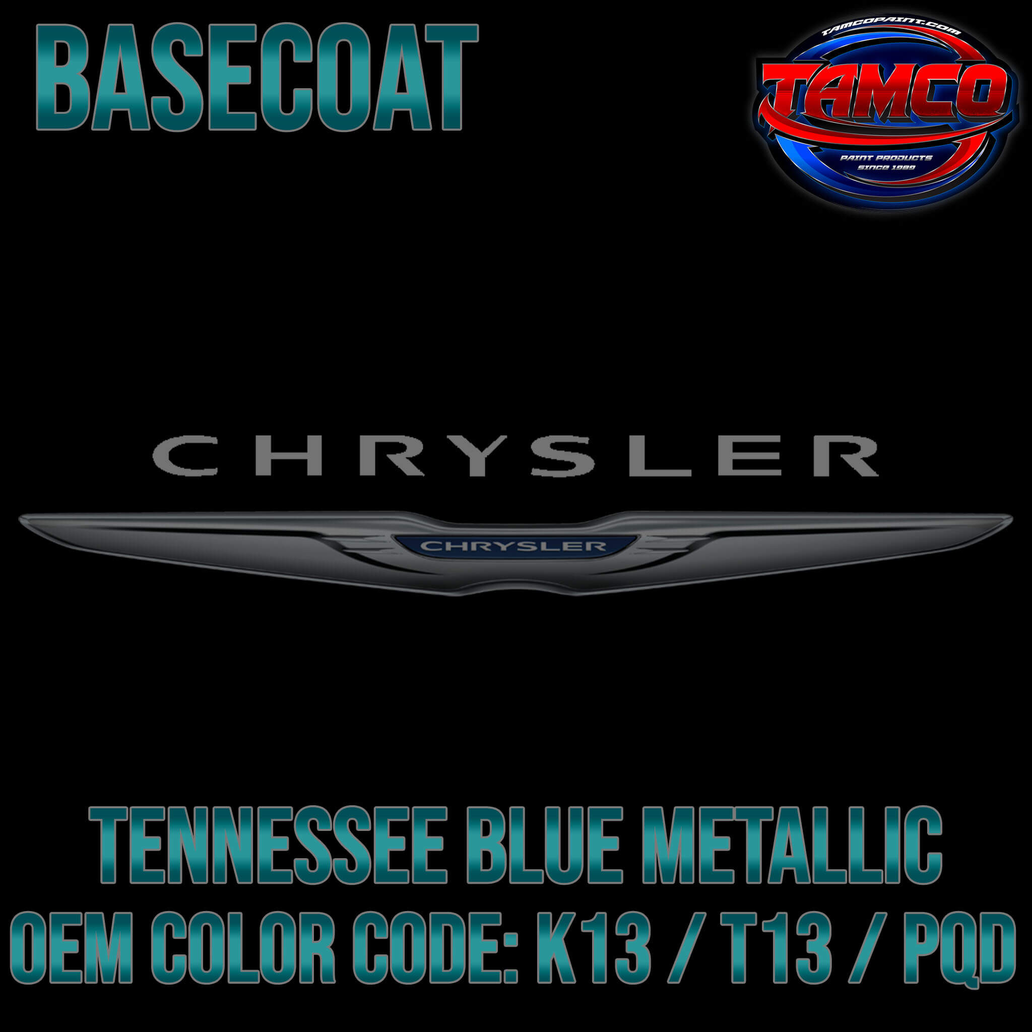 Chrysler Tennessee Blue Metallic Basecoat