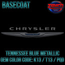 Chrysler Tennessee Blue Metallic Basecoat