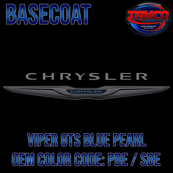 Chrysler Viper GTS Blue Pearl Basecoat