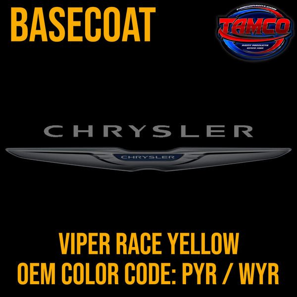 VIPER RACE YELLOW OEM BASECOAT