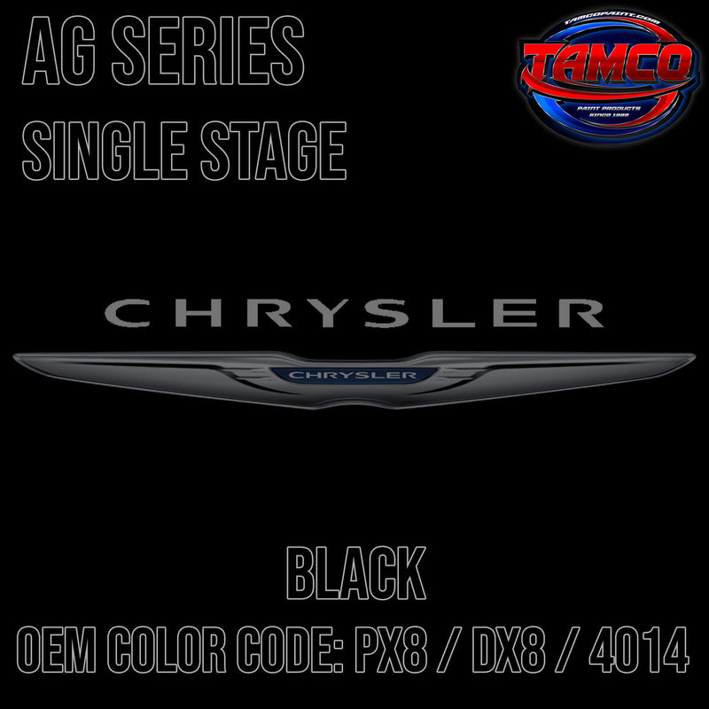 Tamco Paint Chrysler Code Black OEM Ag Series Single Stage