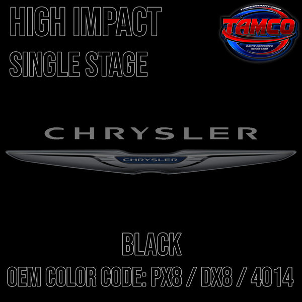 Tamco Paint Chrysler Code Black OEM High Impact Single Stage