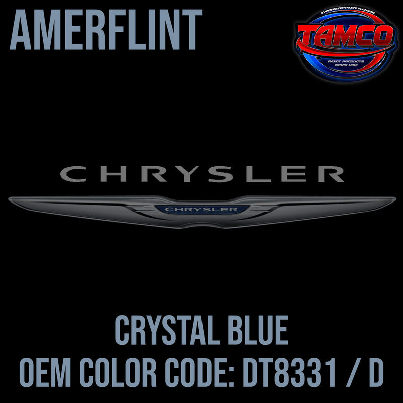 Tamco Paint Chrysler Crystal Blue Code DT8331 / D OEM Amerflint