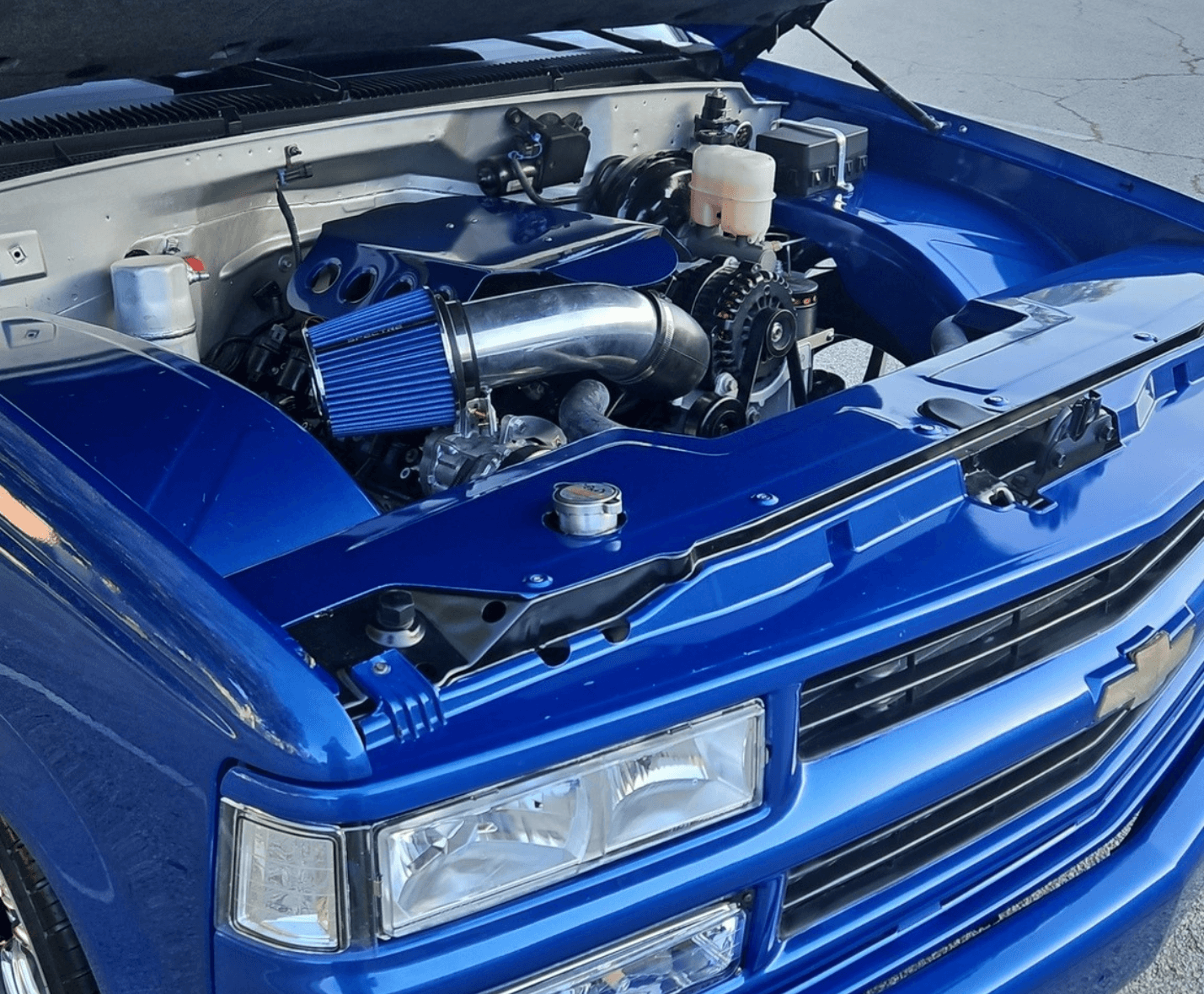 Tamco Paint Chrysler Blue Streak on 1998 Chevrolet C1500