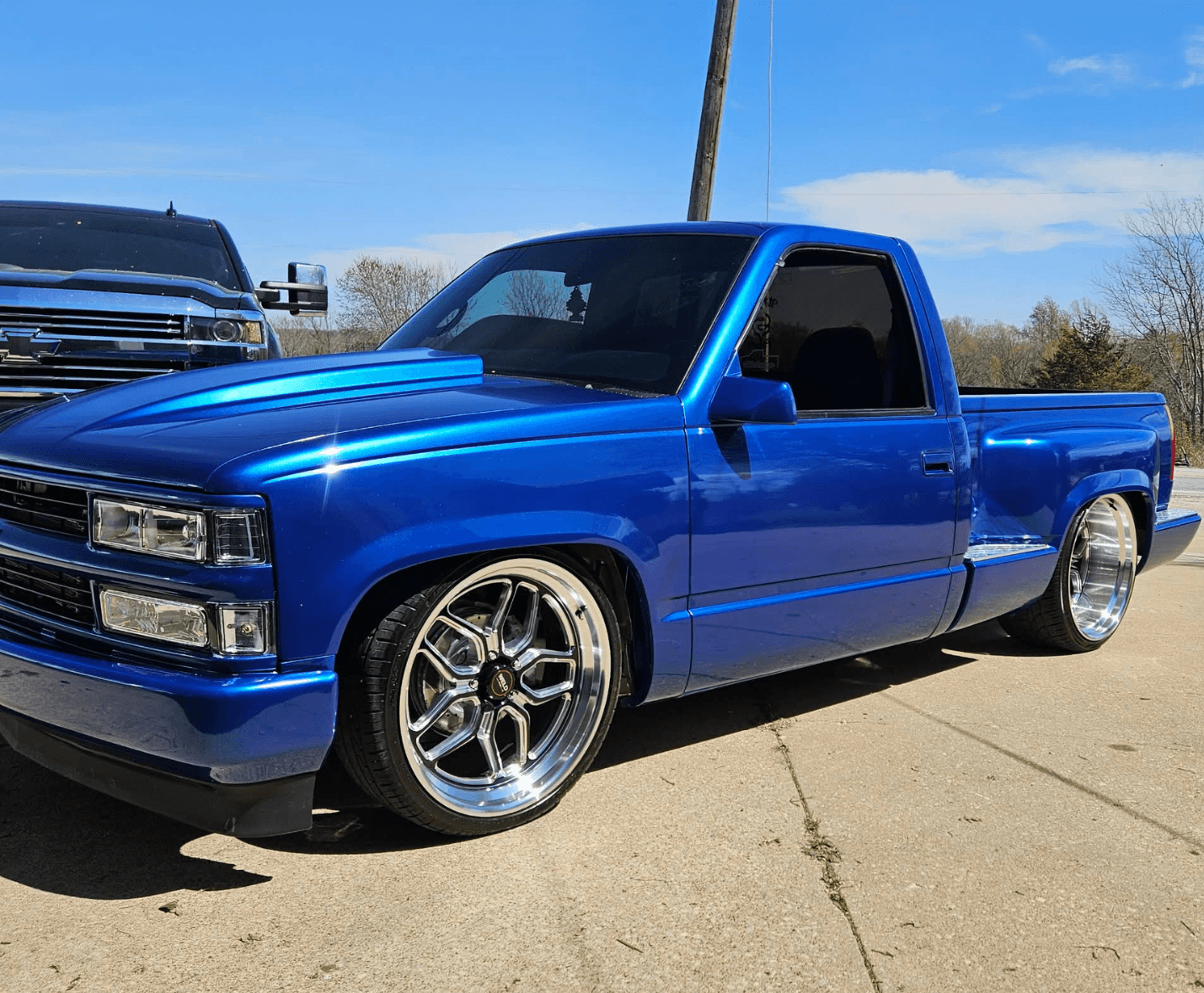 Tamco Paint Chrysler Blue Streak on 1998 Chevrolet C1500