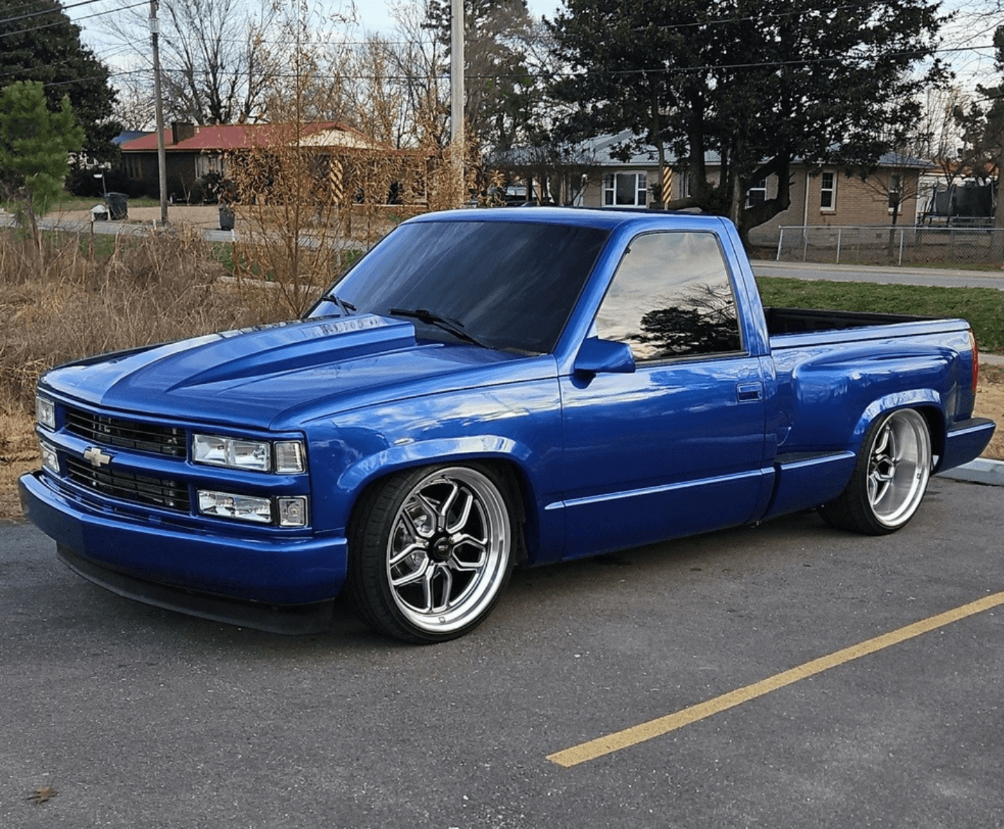 Tamco Paint Chrysler Blue Streak on 1998 Chevrolet C1500
