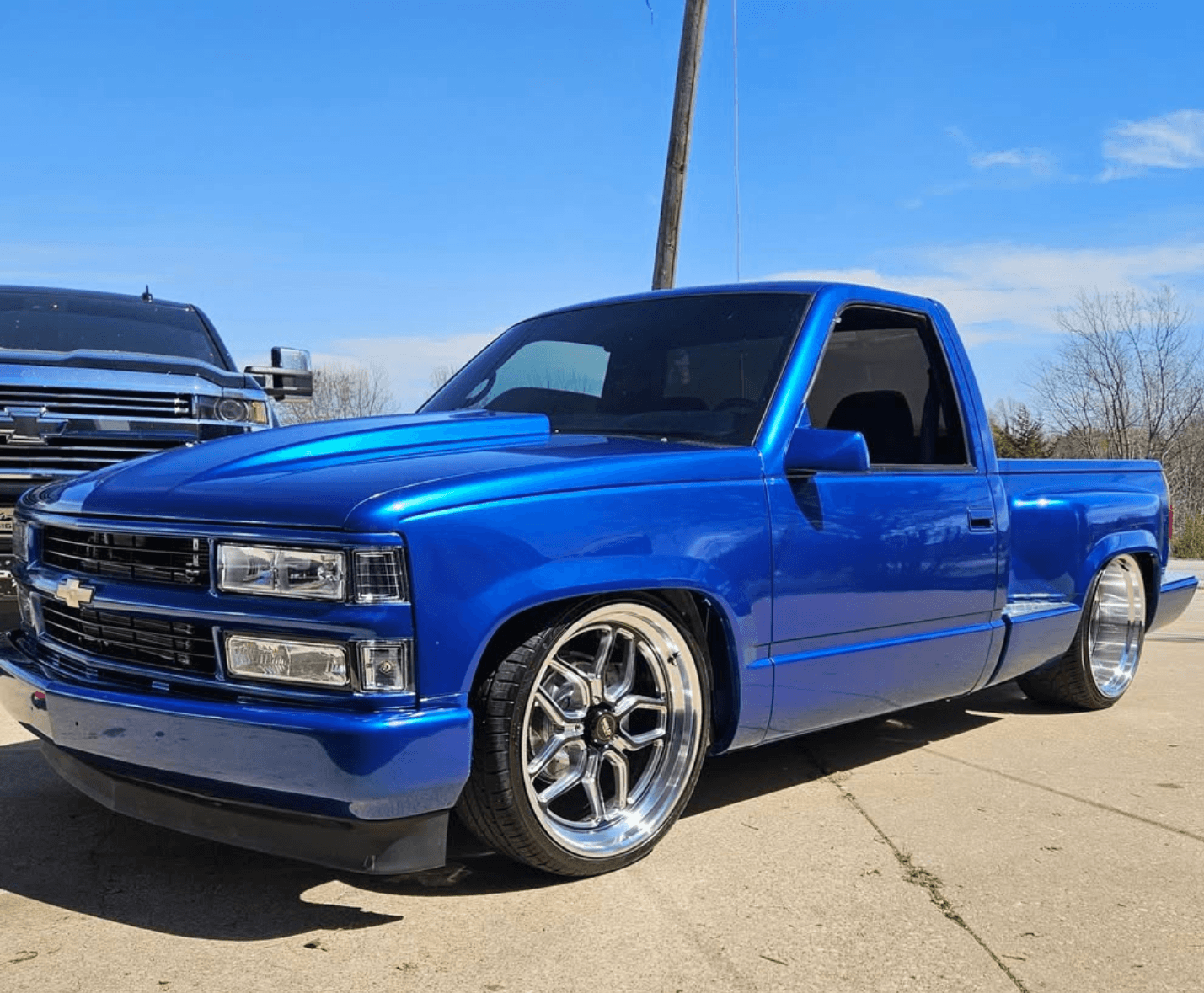 Tamco Paint Chrysler Blue Streak on 1998 Chevrolet C1500