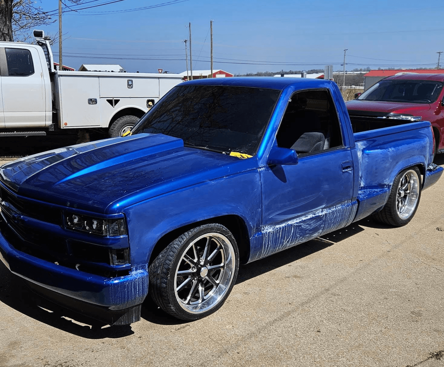Tamco Paint Chrysler Blue Streak on 1998 Chevrolet C1500