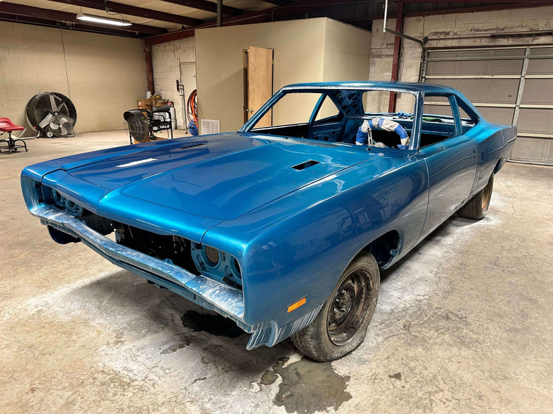 Chrysler Bright Blue Metallic Car
