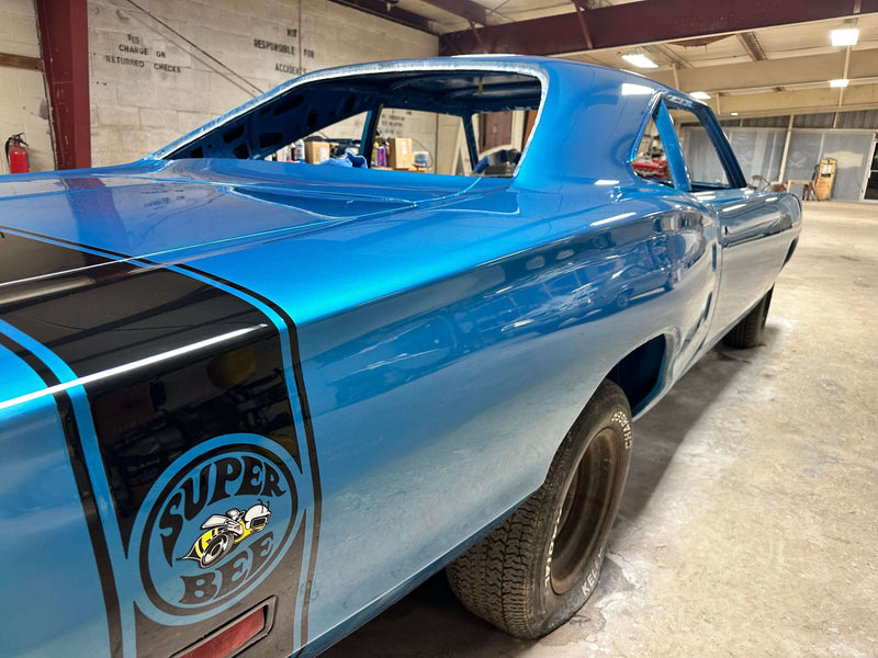 Chrysler Bright Blue Metallic Car