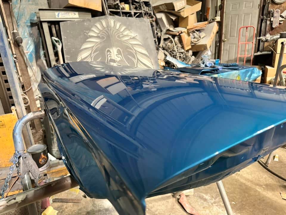 Tamco Paint Chrysler Bright Blue Metallic on 1970 Dodge Coronet Super Bee