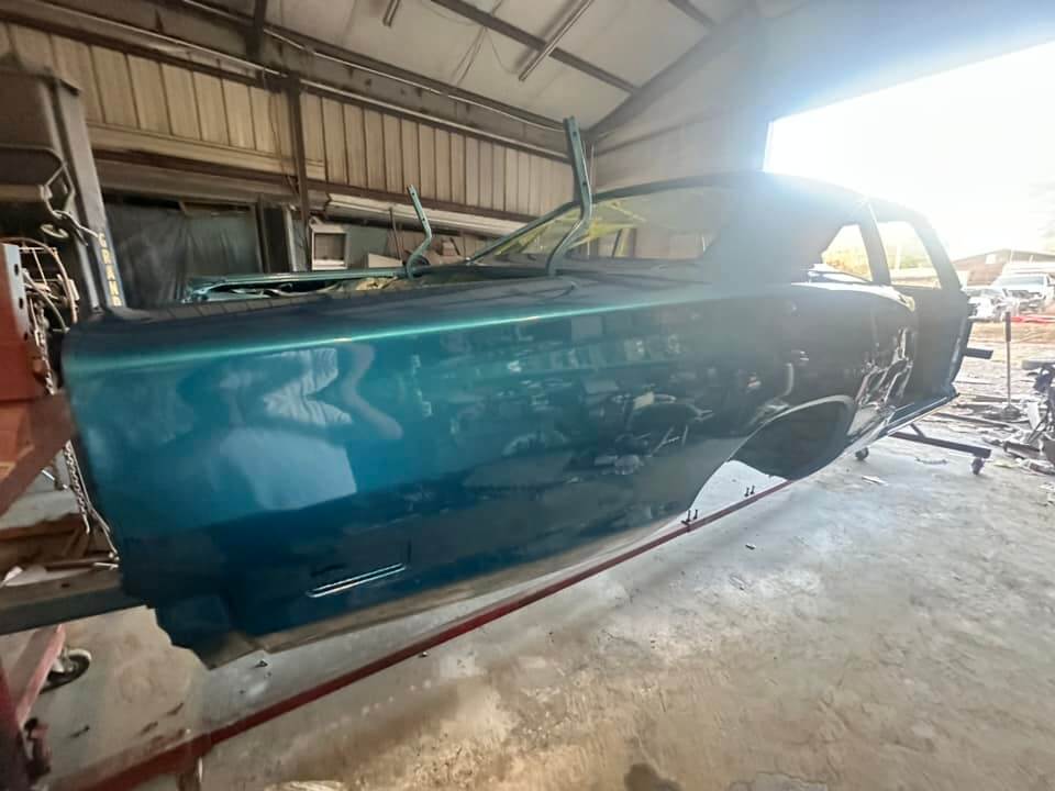 Tamco Paint Chrysler Bright Blue Metallic on 1970 Dodge Coronet Super Bee