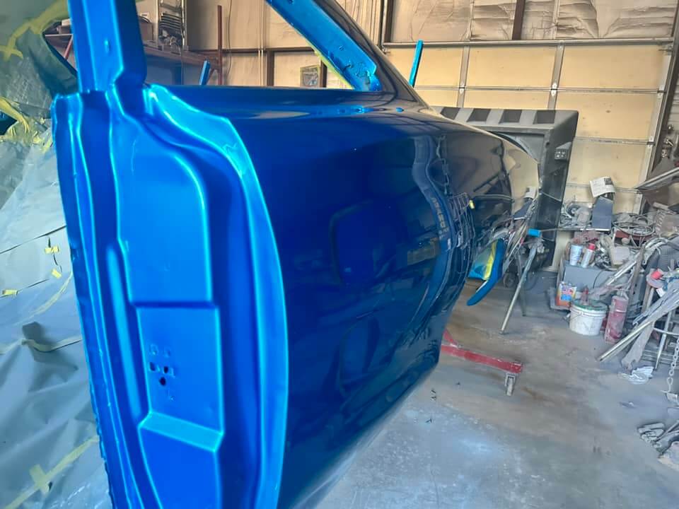 Tamco Paint Chrysler Bright Blue Metallic on 1970 Dodge Coronet Super Bee