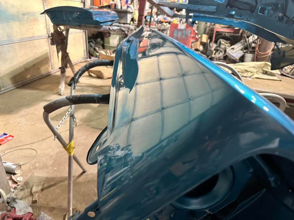 Tamco Paint Chrysler Bright Blue Metallic on 1970 Dodge Coronet Super Bee