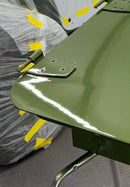 Tamco Paint Chrysler F8 Green Metallic on Jeep Wrangler