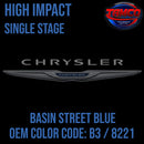 Tamco Paint Basin Street Blue Code B3 / 8221 OEM High Impact Single Stage