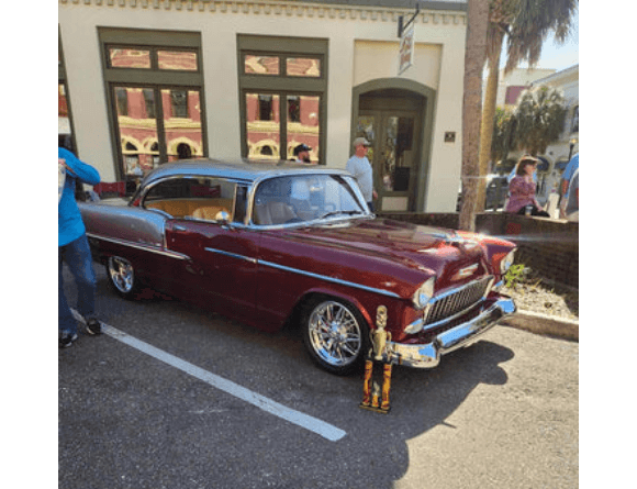Tamco Paint Chrysler High Octane Red Pearl in 1955 Chevrolet Bel Air