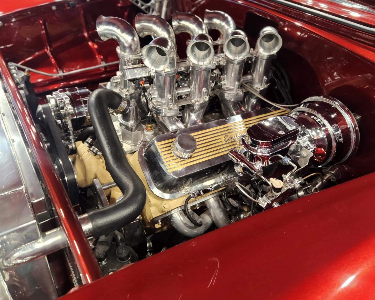Tamco Paint Chrysler High Octane Red Pearl in 1955 Chevrolet Bel Air
