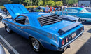 Tamco Paint Chrysler Surf Blue Metallic in 1973 Plymouth Barracuda