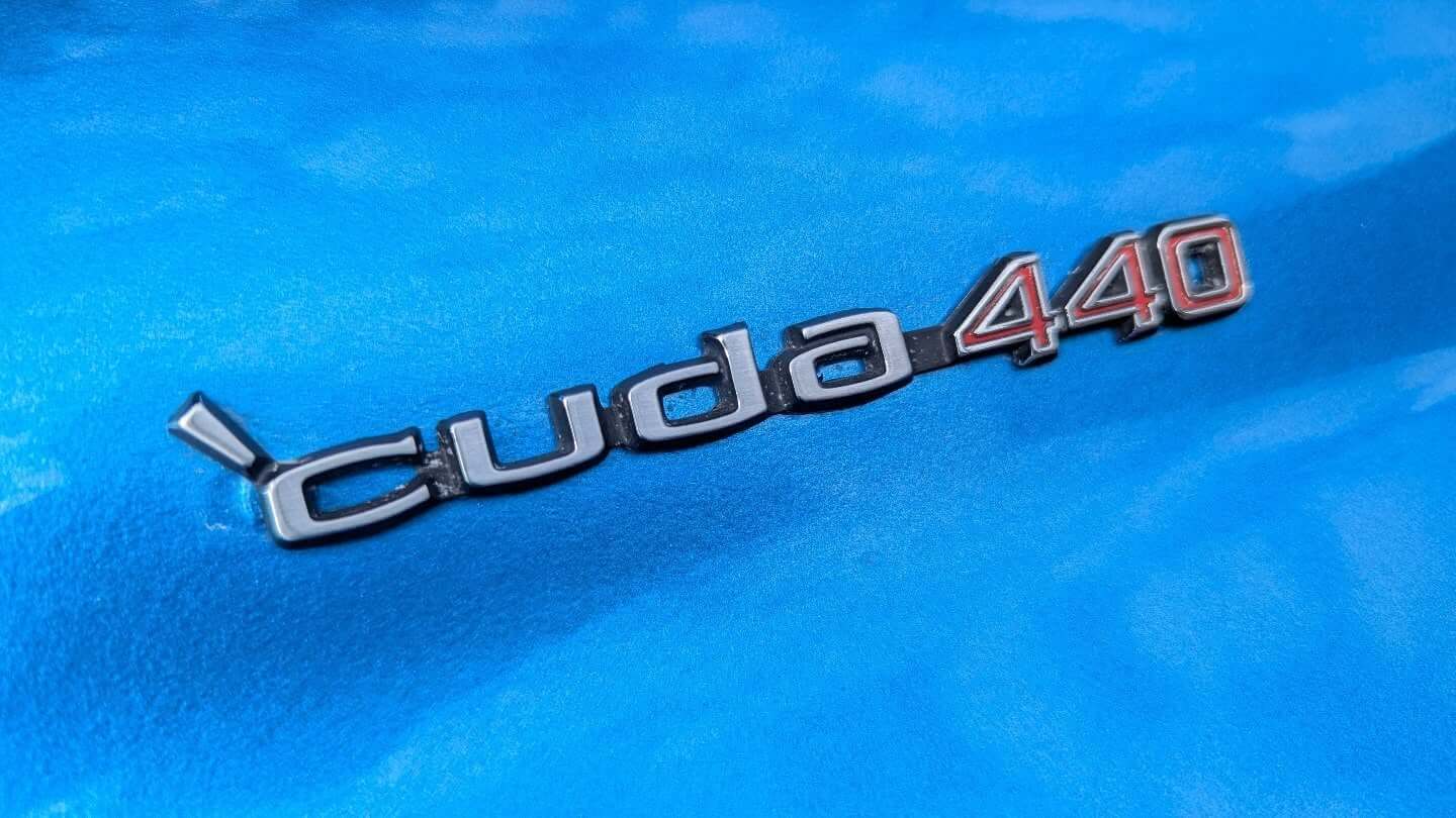 Tamco Paint Chrysler Surf Blue Metallic in 1973 Plymouth Barracuda