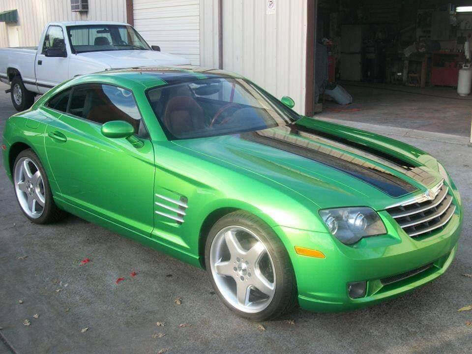 Tamco Paint Chrysler Synergy Green Metallic on Chevrolet Crossfire