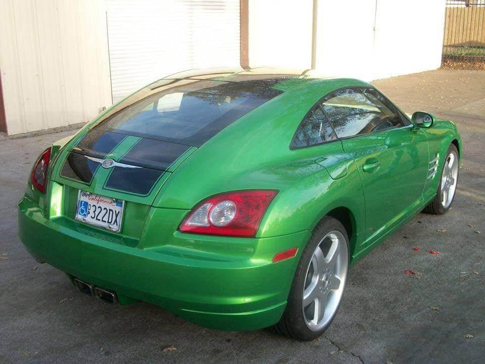 Tamco Paint Chrysler Synergy Green Metallic on Chevrolet Crossfire