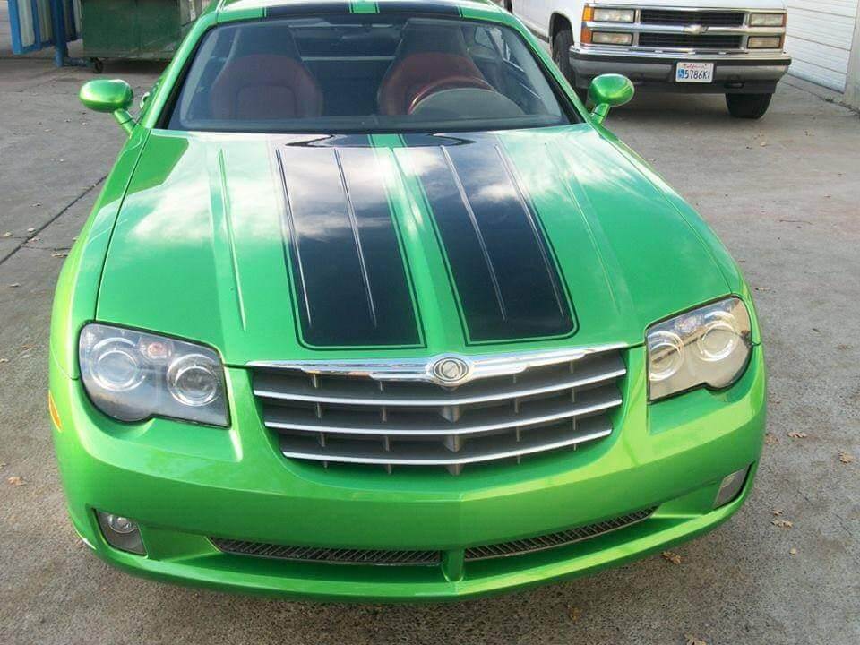 Tamco Paint Chrysler Synergy Green Metallic on Chevrolet Crossfire