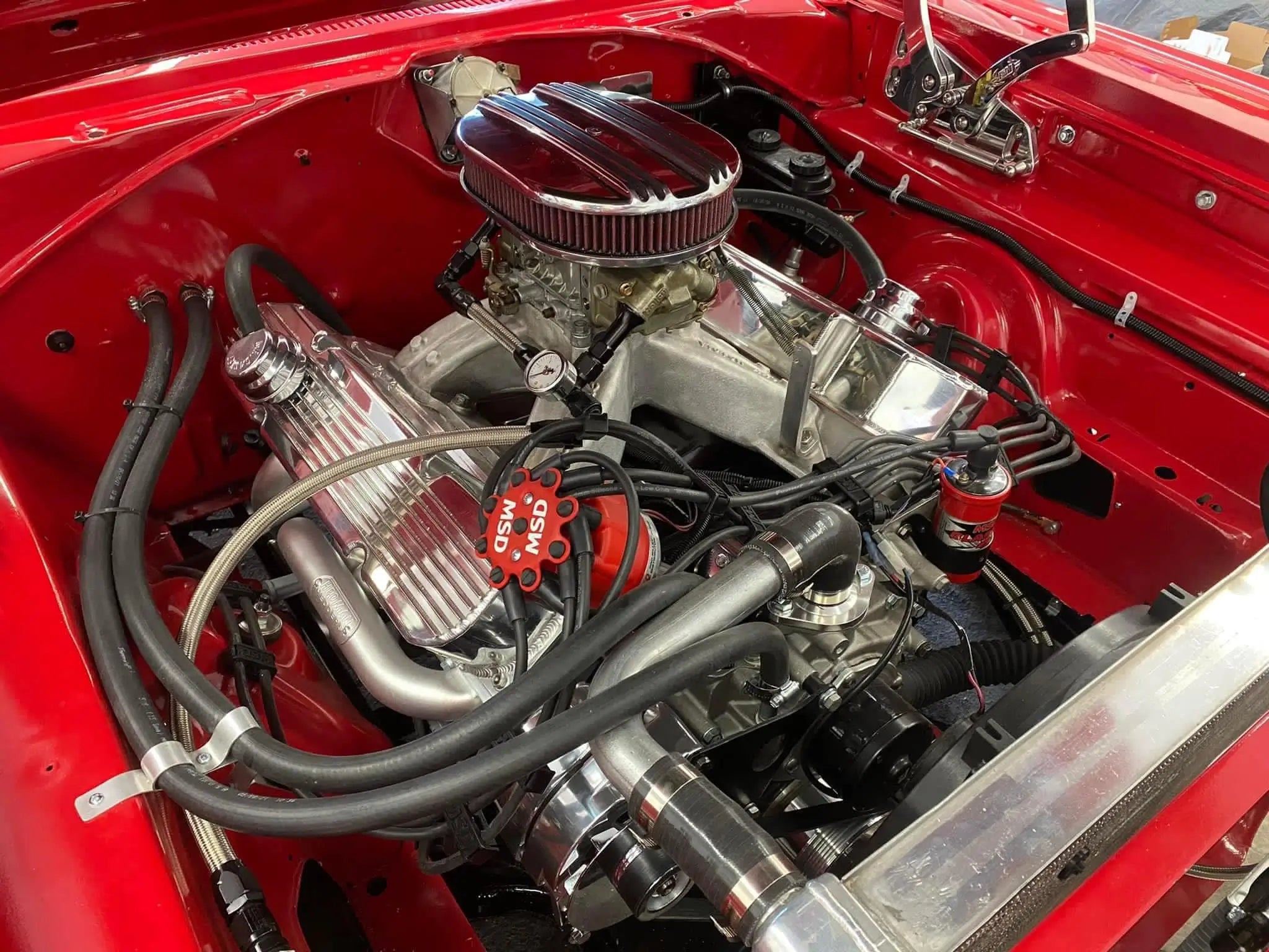 Tamco Paint Chrysler Viper Red on 1966 Plymouth Belvedere