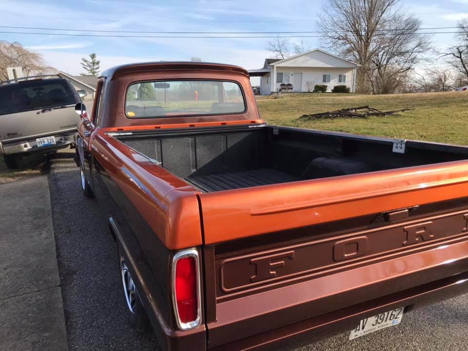 Tamco Paint Cinnamon Pearl and Dirtbag Brown on 1966 Ford F100