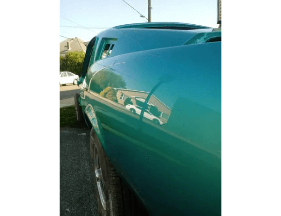 Tamco Paint Clearwater Aqua Metallic in 1967 Ford Mustang
