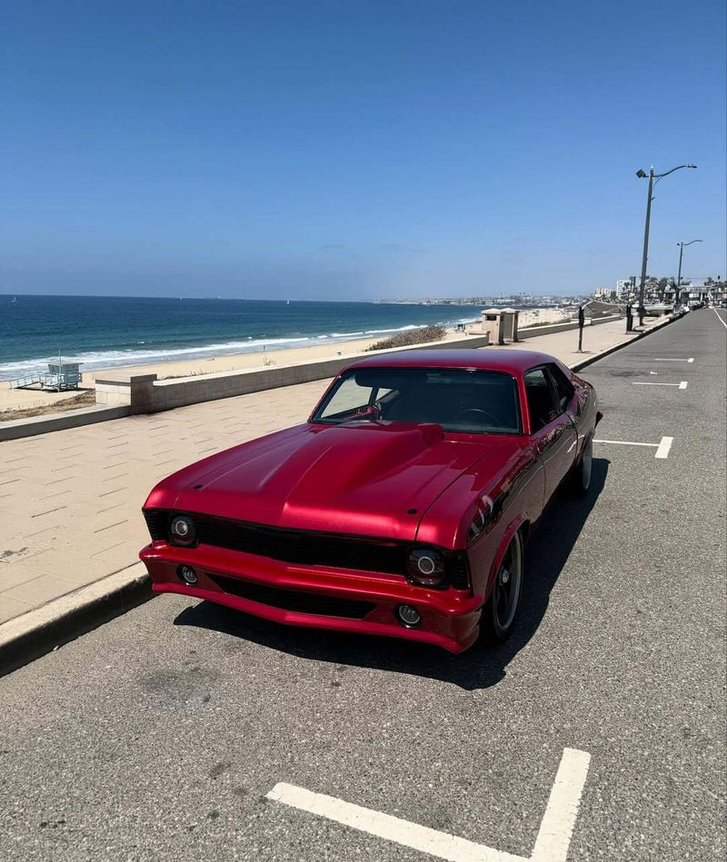 Tamco Paint Courage Red in 1970 Chevrolet Nova