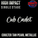 Coulter Tan Pearl Metallic High Impact Series Single Stage