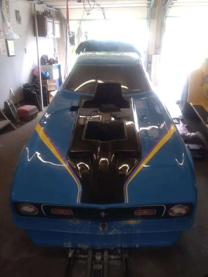 Tamco Paint Custom Color on Ford Mustang Nostalgia Nitro