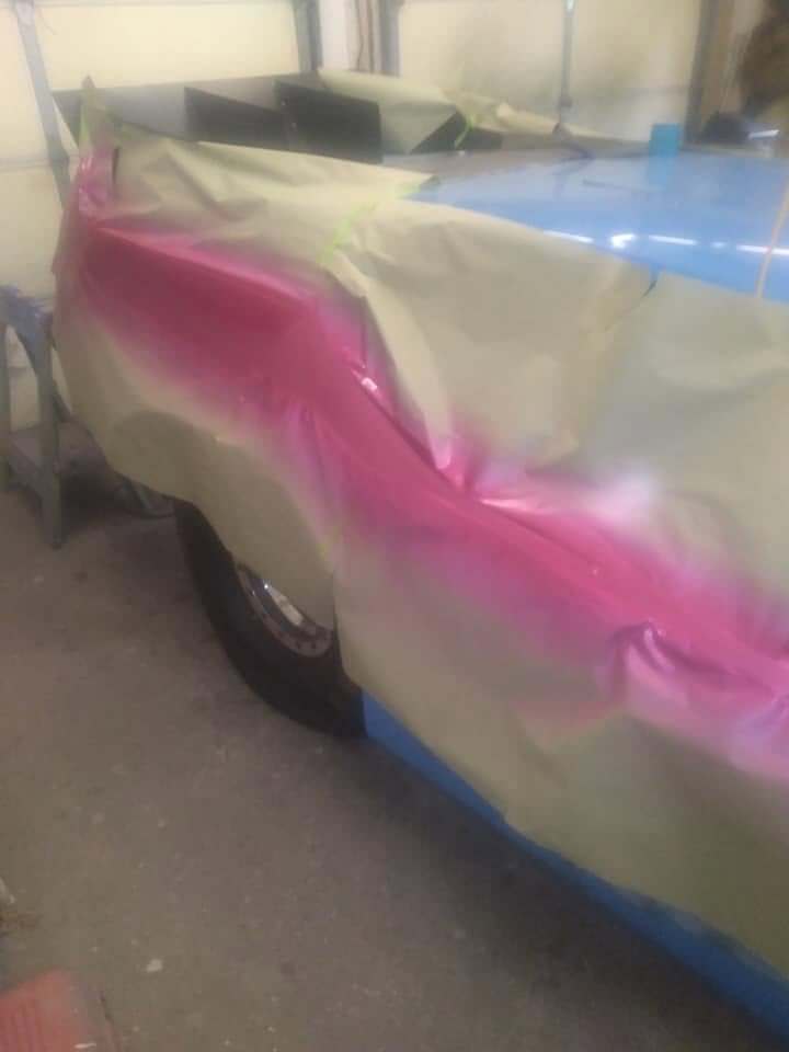 Tamco Paint Custom Color on Ford Mustang Nostalgia Nitro