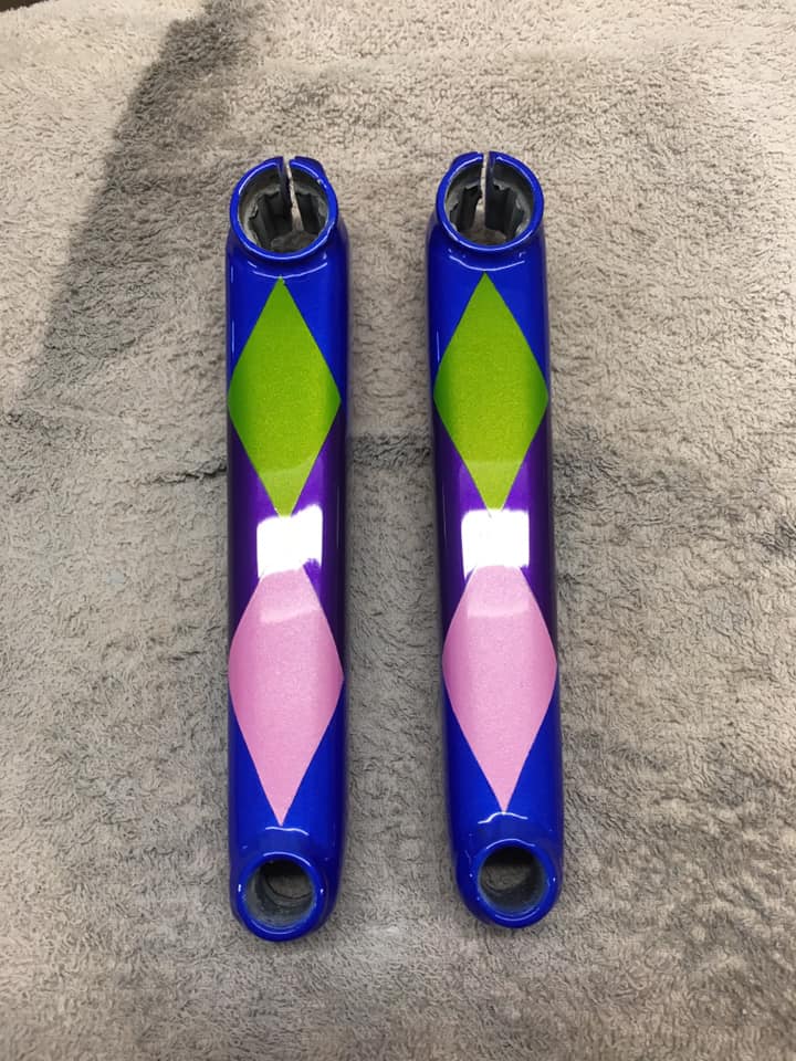 Tamco Paint Custom Colors on Custom Stretched Lowrider Bicycle