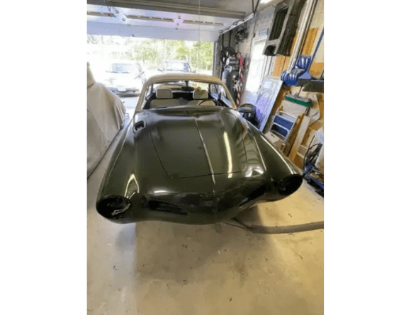 Tamco Paint Cypress Green in 1969 Karmann Ghia