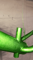 Tamco Paint Drag N Green Metallic on Bicycle Frame