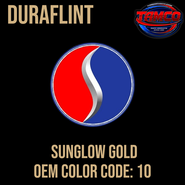 Tamco Paint Studebaker Sunglow Gold Code 10 OEM DuraFlint Series Single Stage