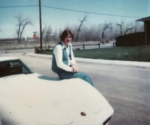 White Chevrolet Corvette