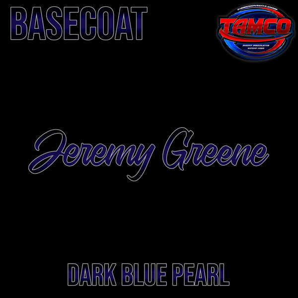 Jeremy Greene | Dark Blue Pearl | Customer Color Basecoat