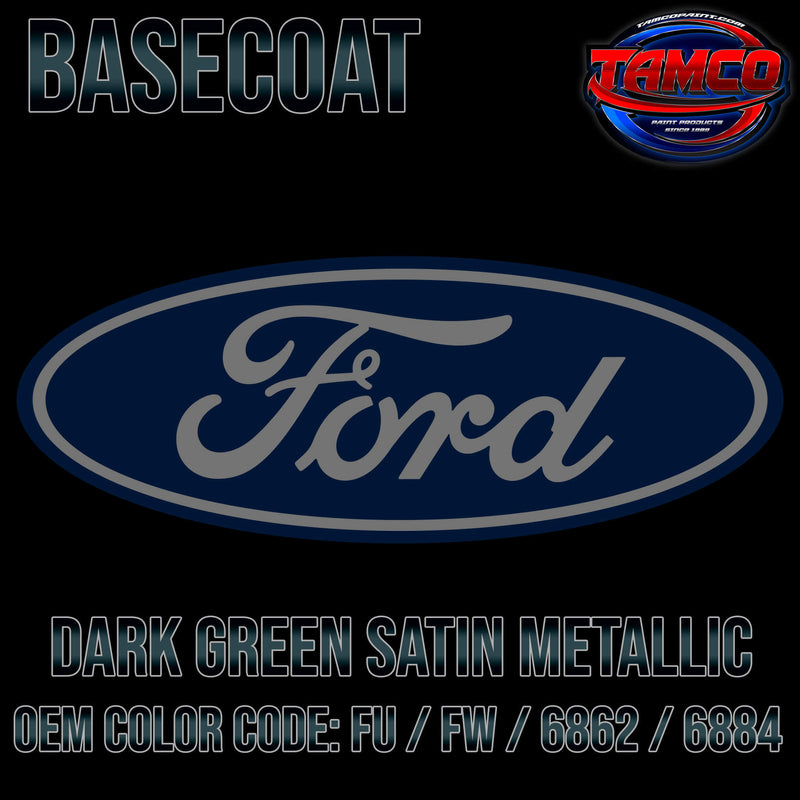 Dark Green Satin Metallic OEM Basecoat